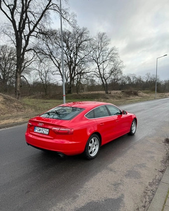 Audi A5 cena 19999 przebieg: 109000, rok produkcji 2010 z Leżajsk małe 37